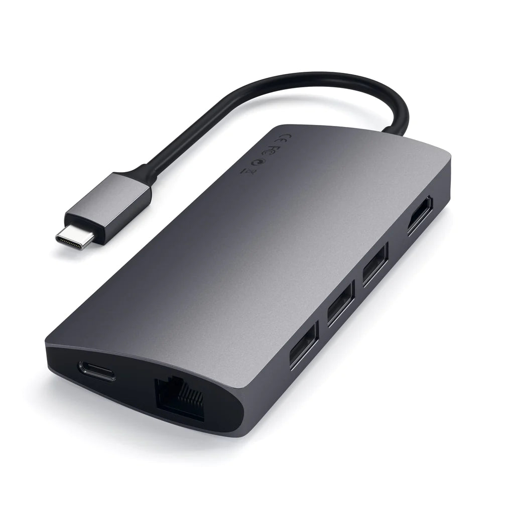 Satechi - Adaptateur multiport USB-C 4K avec Ethernet V2 – SOLOPICK MOROCCO